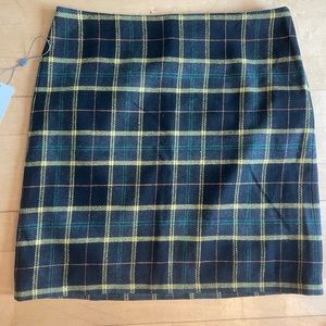 Plaid miniskirt